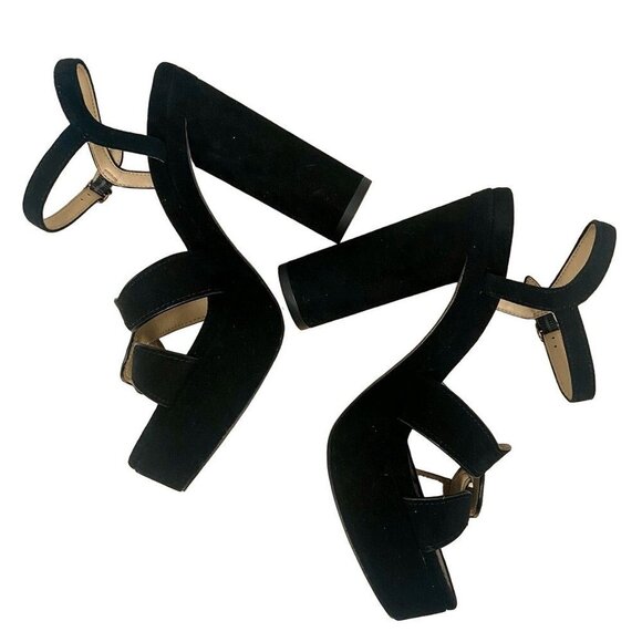 Coach Black Ankle Strap Heels - Picture 6 of 12